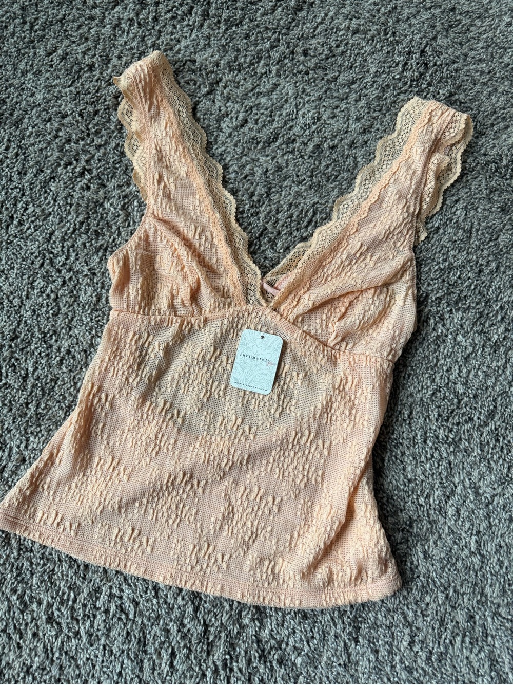 Free People Loved You First Lace Cami
